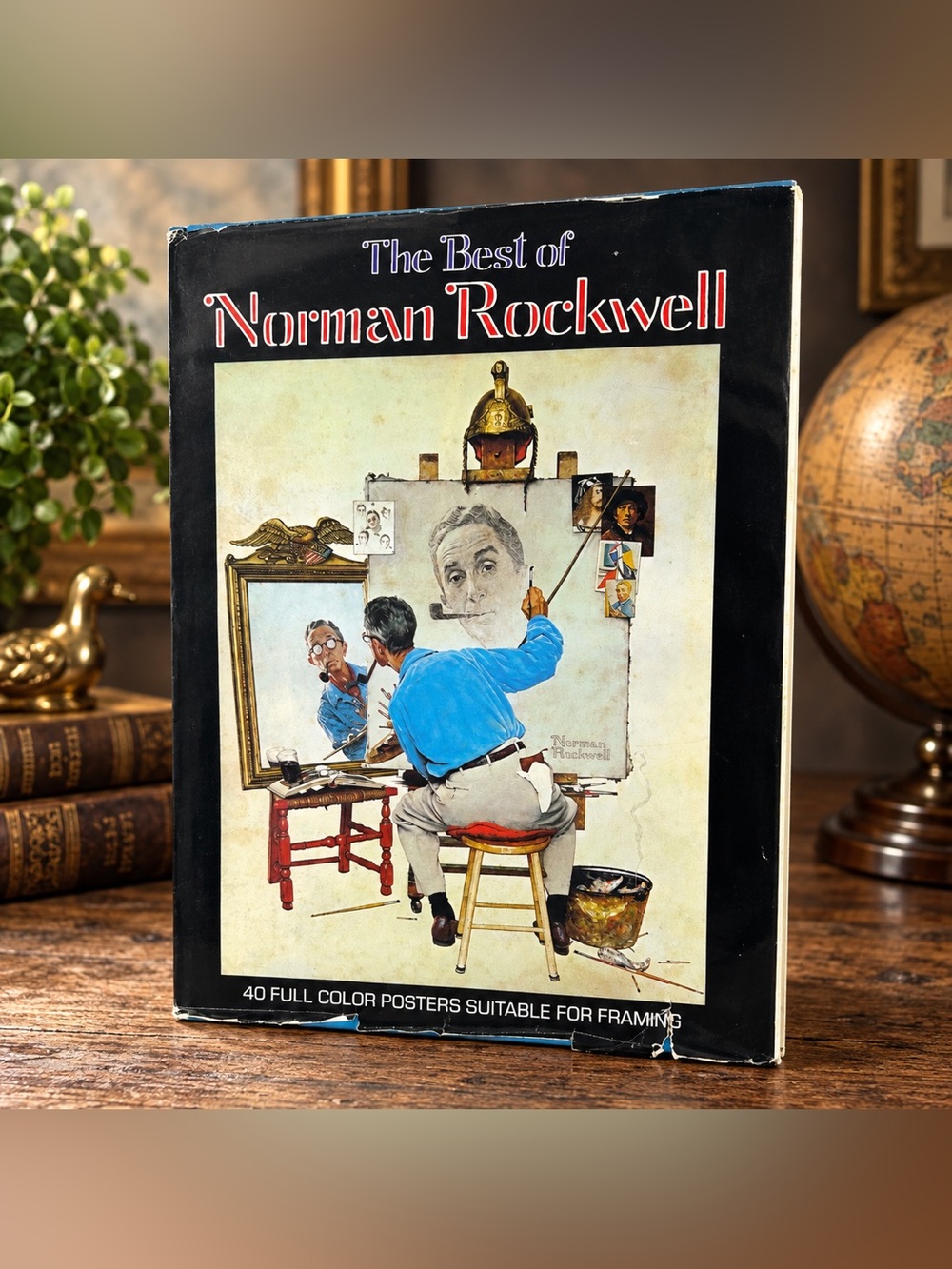 1979 The Best of Norman Rockwell 40 Full Color Posters Bonanza Vintage Art Book